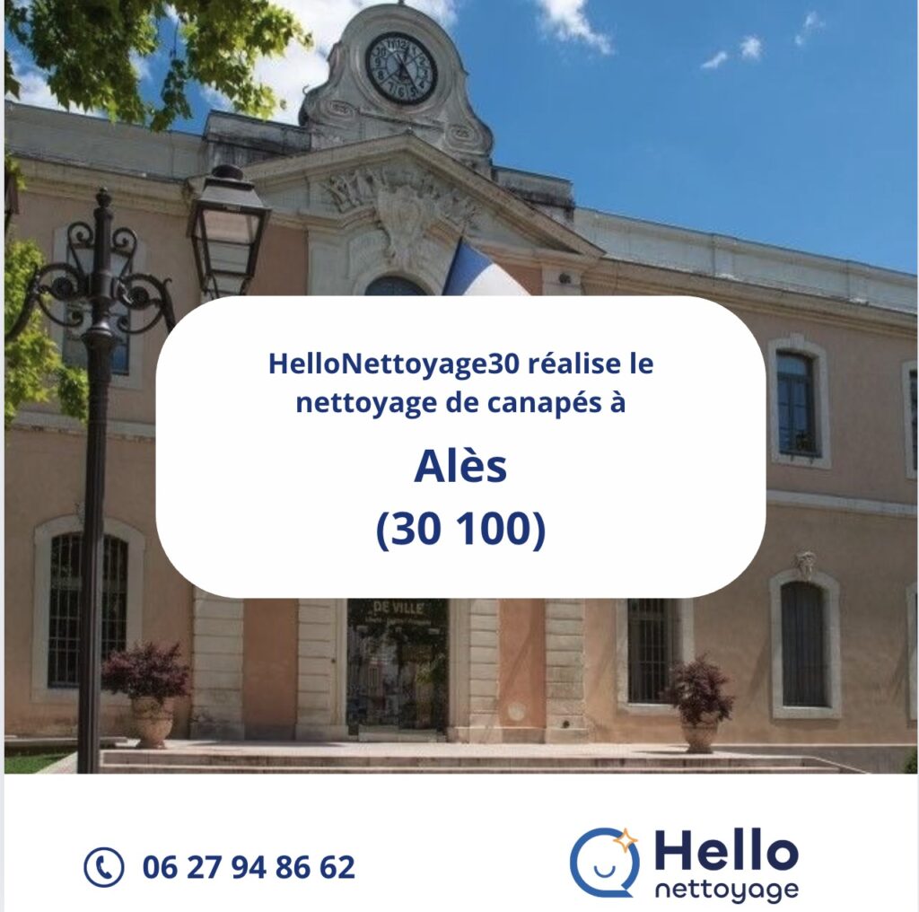 Nettoyage de canapés à Alès
