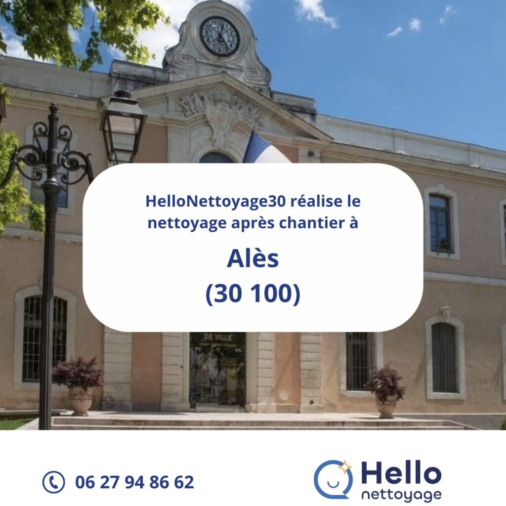 Nettoyage après chantier à Alès