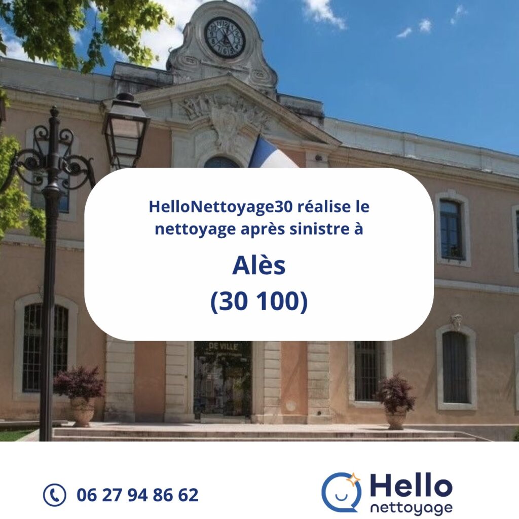 Nettoyage après sinistre à Alès