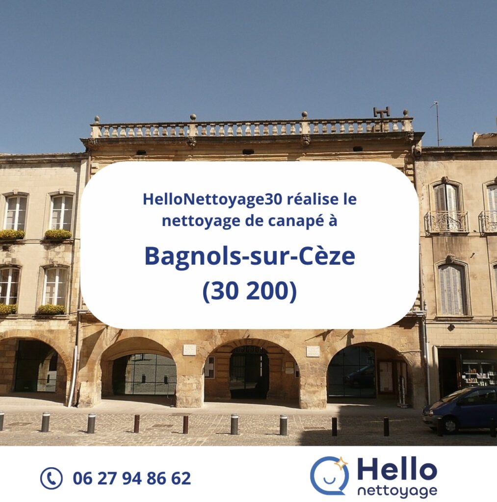 Entreprise de nettoyage de canapé à Bagnols-sur-Cèze - Hellonettoyage30