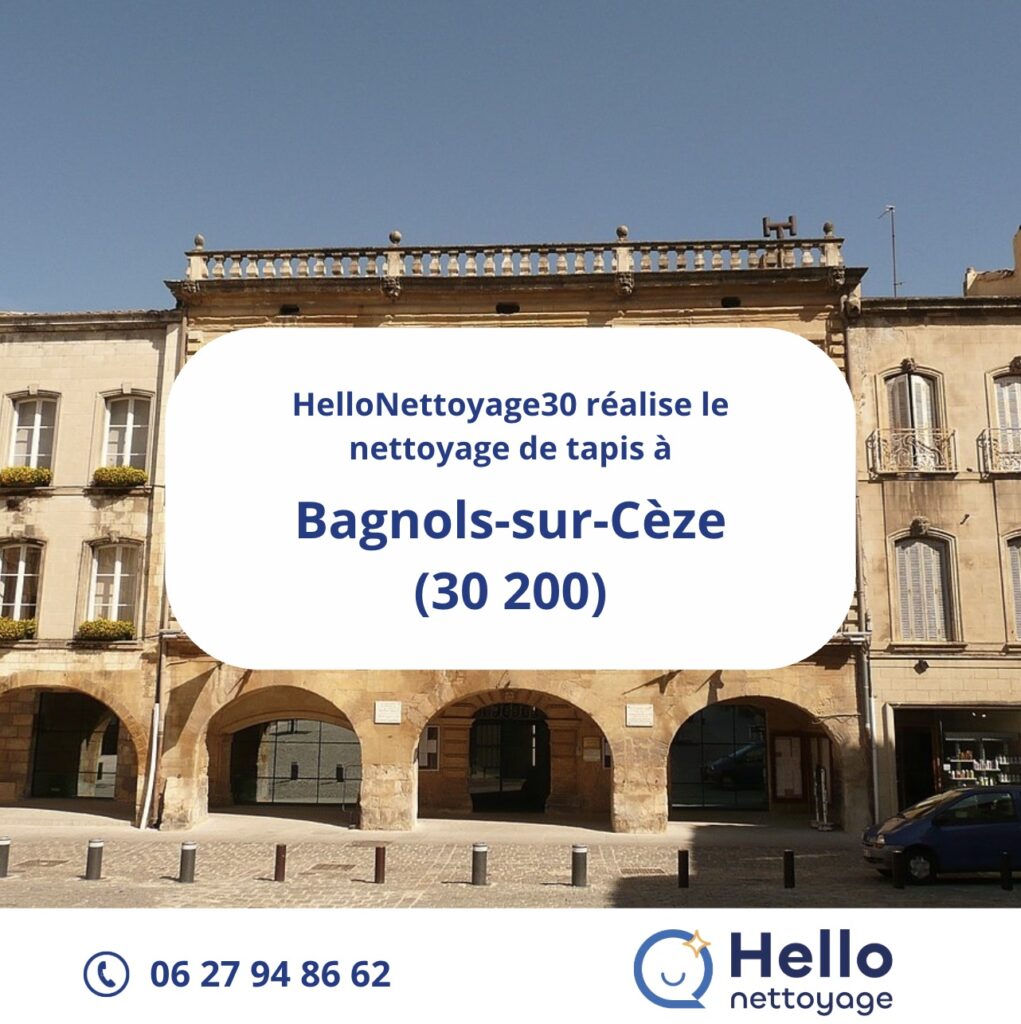 Entreprise de nettoyage de tapis et moquettes à Bagnols-sur-Cèze - Hellonettoyage30